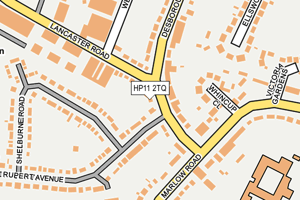 HP11 2TQ map - OS OpenMap – Local (Ordnance Survey) HP11 2TQ map - OS OpenMap – Local (Ordnance Survey)