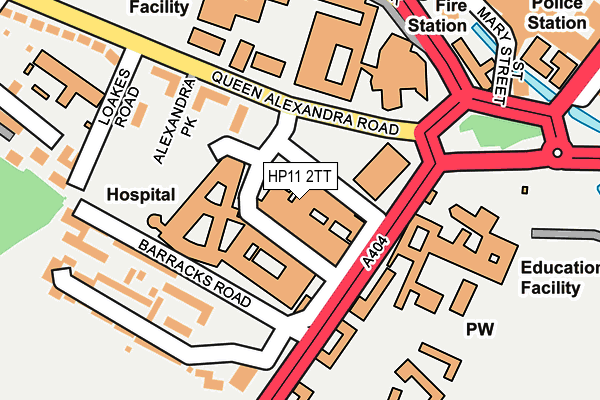 HP11 2TT map - OS OpenMap – Local (Ordnance Survey) HP11 2TT map - OS OpenMap – Local (Ordnance Survey)