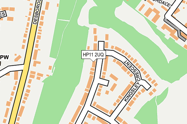 HP11 2UQ map - OS OpenMap – Local (Ordnance Survey) HP11 2UQ map - OS OpenMap – Local (Ordnance Survey)