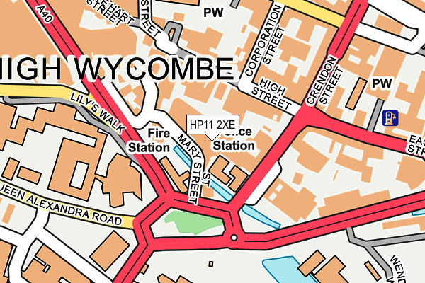 HP11 2XE map - OS OpenMap – Local (Ordnance Survey) HP11 2XE map - OS OpenMap – Local (Ordnance Survey)