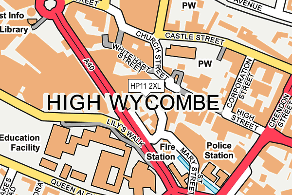 HP11 2XL map - OS OpenMap – Local (Ordnance Survey)