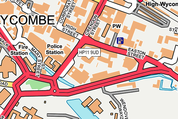 HP11 9UD map - OS OpenMap – Local (Ordnance Survey) HP11 9UD map - OS OpenMap – Local (Ordnance Survey)