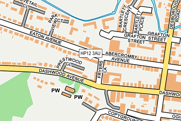 HP12 3AU map - OS OpenMap – Local (Ordnance Survey) HP12 3AU map - OS OpenMap – Local (Ordnance Survey)