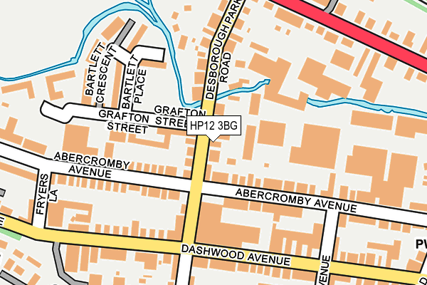 HP12 3BG map - OS OpenMap – Local (Ordnance Survey) HP12 3BG map - OS OpenMap – Local (Ordnance Survey)
