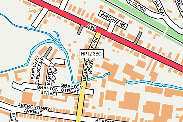 HP12 3BQ map - OS OpenMap – Local (Ordnance Survey) HP12 3BQ map - OS OpenMap – Local (Ordnance Survey)