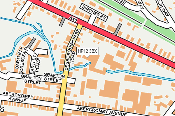 HP12 3BX map - OS OpenMap – Local (Ordnance Survey) HP12 3BX map - OS OpenMap – Local (Ordnance Survey)
