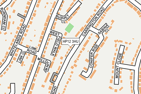 HP12 3HU map - OS OpenMap – Local (Ordnance Survey) HP12 3HU map - OS OpenMap – Local (Ordnance Survey)