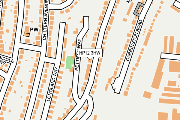 HP12 3HW map - OS OpenMap – Local (Ordnance Survey) HP12 3HW map - OS OpenMap – Local (Ordnance Survey)