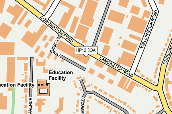 HP12 3QA map - OS OpenMap – Local (Ordnance Survey) HP12 3QA map - OS OpenMap – Local (Ordnance Survey)