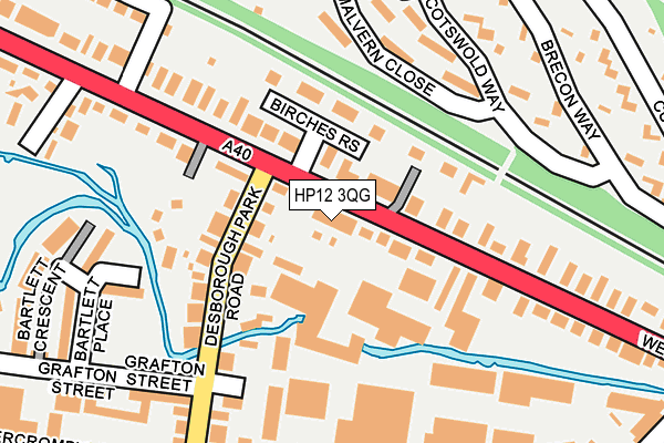 HP12 3QG map - OS OpenMap – Local (Ordnance Survey) HP12 3QG map - OS OpenMap – Local (Ordnance Survey)