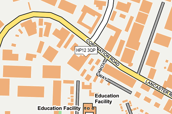 HP12 3QP map - OS OpenMap – Local (Ordnance Survey) HP12 3QP map - OS OpenMap – Local (Ordnance Survey)