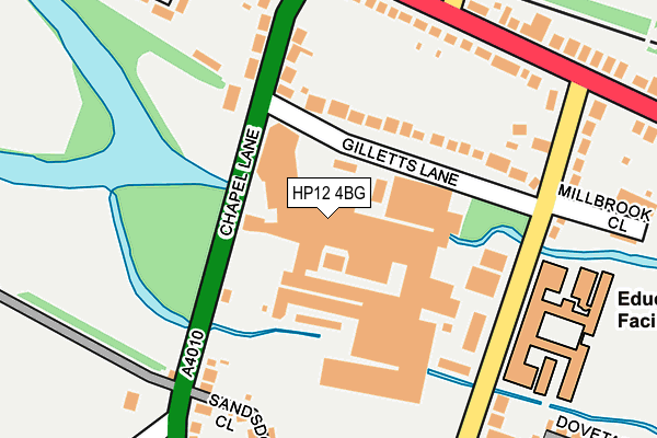 HP12 4BG map - OS OpenMap – Local (Ordnance Survey) HP12 4BG map - OS OpenMap – Local (Ordnance Survey)