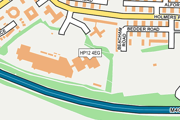 HP12 4EG map - OS OpenMap – Local (Ordnance Survey) HP12 4EG map - OS OpenMap – Local (Ordnance Survey)