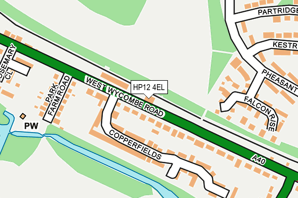 HP12 4EL map - OS OpenMap – Local (Ordnance Survey) HP12 4EL map - OS OpenMap – Local (Ordnance Survey)