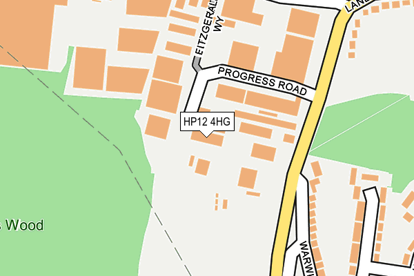 HP12 4HG map - OS OpenMap – Local (Ordnance Survey) HP12 4HG map - OS OpenMap – Local (Ordnance Survey)