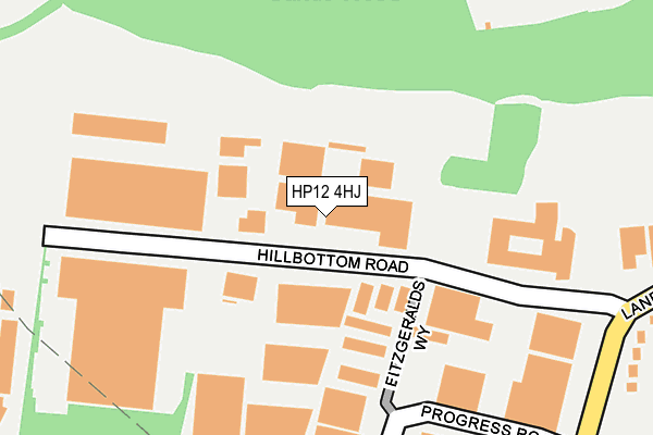 HP12 4HJ map - OS OpenMap – Local (Ordnance Survey) HP12 4HJ map - OS OpenMap – Local (Ordnance Survey)