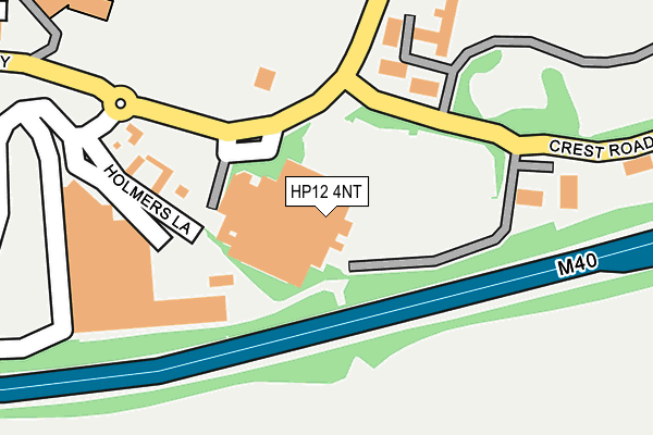HP12 4NT map - OS OpenMap – Local (Ordnance Survey) HP12 4NT map - OS OpenMap – Local (Ordnance Survey)