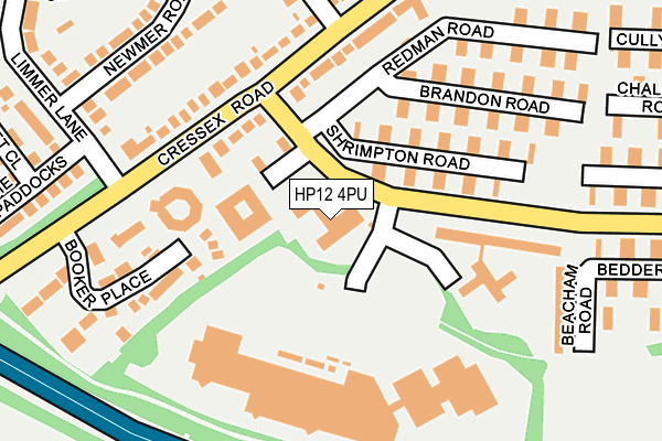 HP12 4PU map - OS OpenMap – Local (Ordnance Survey) HP12 4PU map - OS OpenMap – Local (Ordnance Survey)
