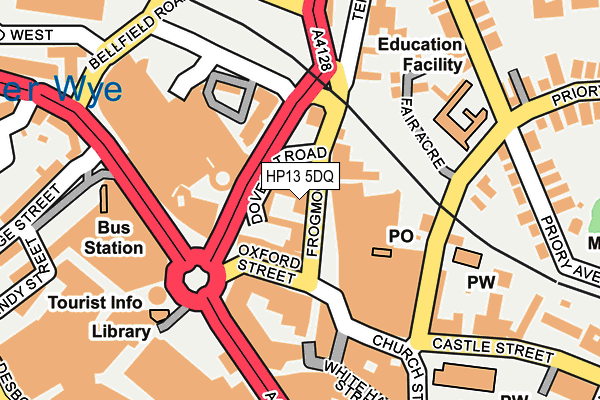 HP13 5DQ map - OS OpenMap – Local (Ordnance Survey) HP13 5DQ map - OS OpenMap – Local (Ordnance Survey)