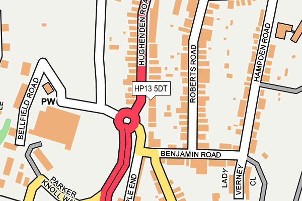 HP13 5DT map - OS OpenMap – Local (Ordnance Survey) HP13 5DT map - OS OpenMap – Local (Ordnance Survey)