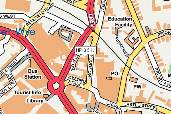 HP13 5HL map - OS OpenMap – Local (Ordnance Survey)