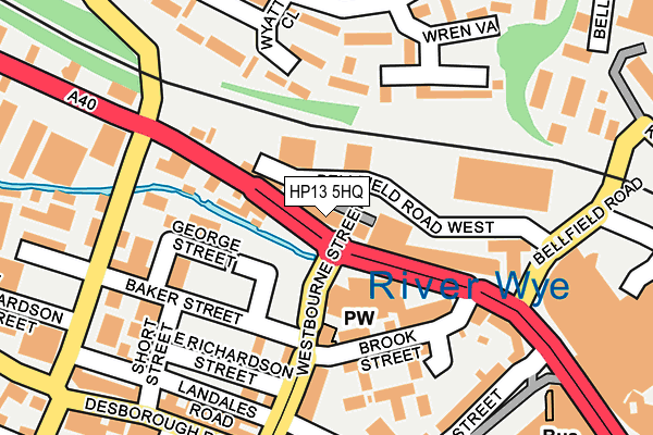 HP13 5HQ map - OS OpenMap – Local (Ordnance Survey) HP13 5HQ map - OS OpenMap – Local (Ordnance Survey)