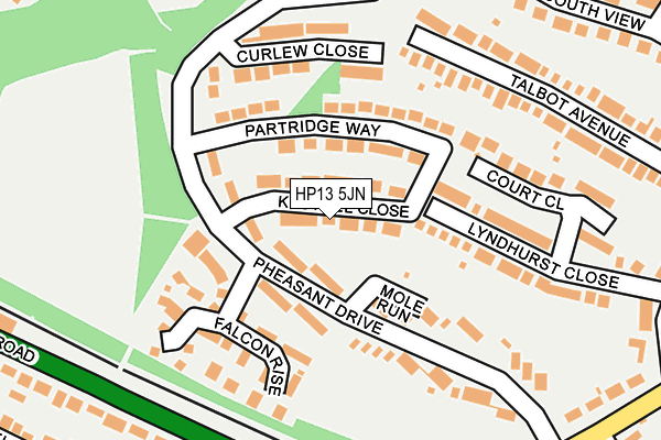 HP13 5JN map - OS OpenMap – Local (Ordnance Survey) HP13 5JN map - OS OpenMap – Local (Ordnance Survey)