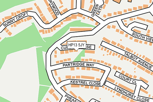 HP13 5JY map - OS OpenMap – Local (Ordnance Survey) HP13 5JY map - OS OpenMap – Local (Ordnance Survey)