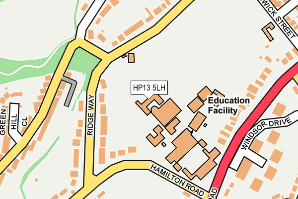 HP13 5LH map - OS OpenMap – Local (Ordnance Survey) HP13 5LH map - OS OpenMap – Local (Ordnance Survey)