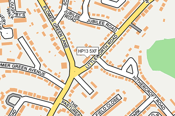 HP13 5XF map - OS OpenMap – Local (Ordnance Survey) HP13 5XF map - OS OpenMap – Local (Ordnance Survey)