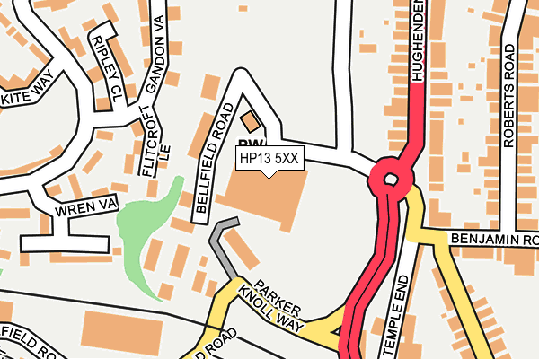 HP13 5XX map - OS OpenMap – Local (Ordnance Survey) HP13 5XX map - OS OpenMap – Local (Ordnance Survey)