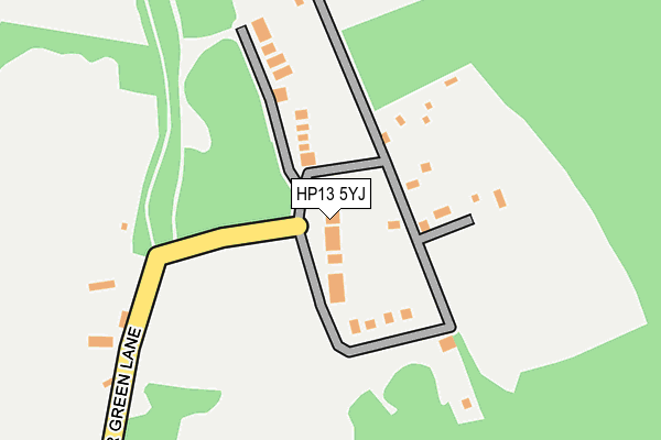 HP13 5YJ map - OS OpenMap – Local (Ordnance Survey) HP13 5YJ map - OS OpenMap – Local (Ordnance Survey)