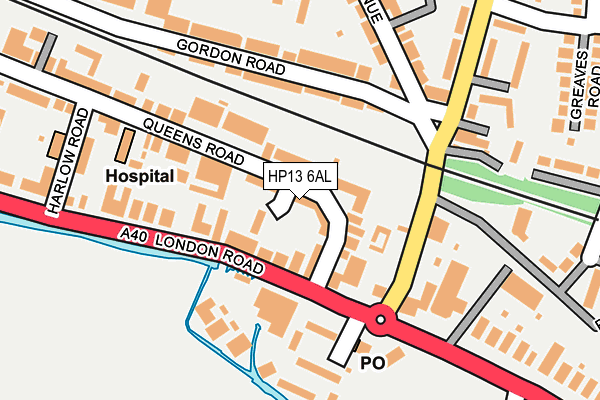 HP13 6AL map - OS OpenMap – Local (Ordnance Survey) HP13 6AL map - OS OpenMap – Local (Ordnance Survey)
