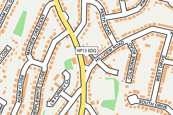 HP13 6DQ map - OS OpenMap – Local (Ordnance Survey) HP13 6DQ map - OS OpenMap – Local (Ordnance Survey)