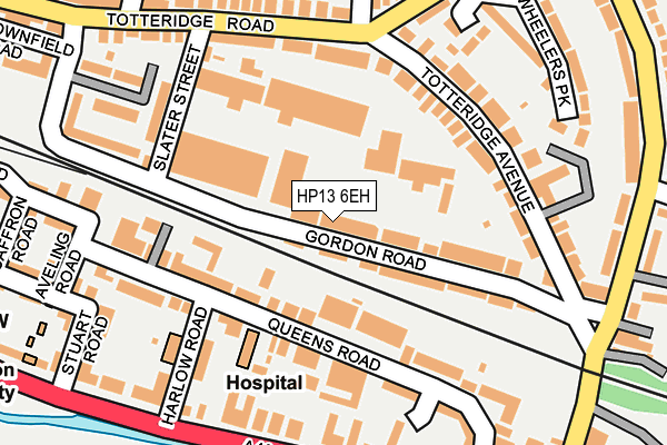 HP13 6EH map - OS OpenMap – Local (Ordnance Survey) HP13 6EH map - OS OpenMap – Local (Ordnance Survey)