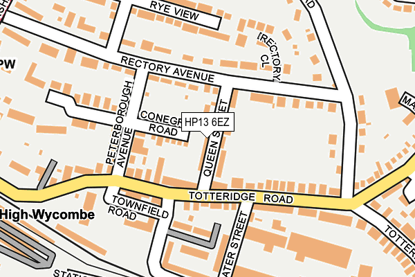 HP13 6EZ map - OS OpenMap – Local (Ordnance Survey) HP13 6EZ map - OS OpenMap – Local (Ordnance Survey)