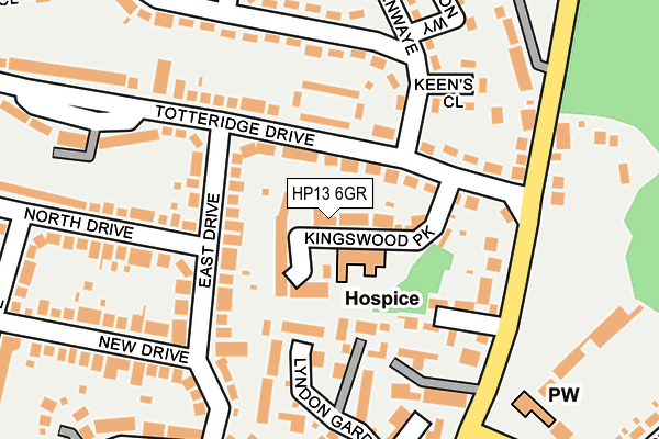 HP13 6GR map - OS OpenMap – Local (Ordnance Survey) HP13 6GR map - OS OpenMap – Local (Ordnance Survey)