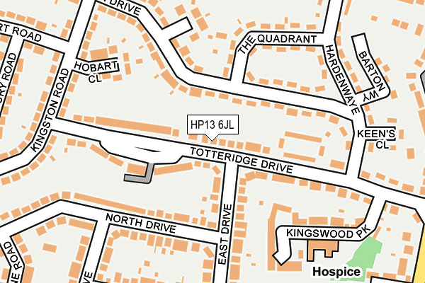 HP13 6JL map - OS OpenMap – Local (Ordnance Survey) HP13 6JL map - OS OpenMap – Local (Ordnance Survey)