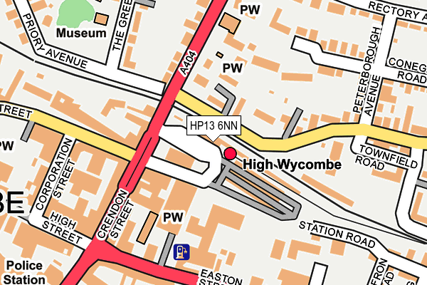 HP13 6NN map - OS OpenMap – Local (Ordnance Survey) HP13 6NN map - OS OpenMap – Local (Ordnance Survey)