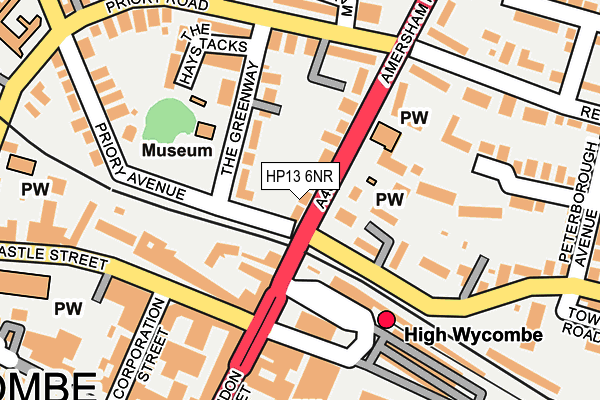 HP13 6NR map - OS OpenMap – Local (Ordnance Survey) HP13 6NR map - OS OpenMap – Local (Ordnance Survey)