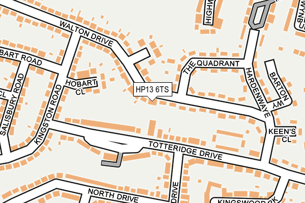 HP13 6TS map - OS OpenMap – Local (Ordnance Survey) HP13 6TS map - OS OpenMap – Local (Ordnance Survey)