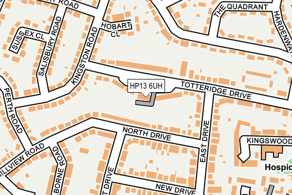 HP13 6UH map - OS OpenMap – Local (Ordnance Survey) HP13 6UH map - OS OpenMap – Local (Ordnance Survey)