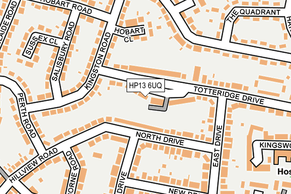 HP13 6UQ map - OS OpenMap – Local (Ordnance Survey) HP13 6UQ map - OS OpenMap – Local (Ordnance Survey)