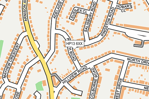 HP13 6XX map - OS OpenMap – Local (Ordnance Survey) HP13 6XX map - OS OpenMap – Local (Ordnance Survey)