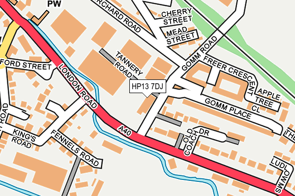 HP13 7DJ map - OS OpenMap – Local (Ordnance Survey) HP13 7DJ map - OS OpenMap – Local (Ordnance Survey)