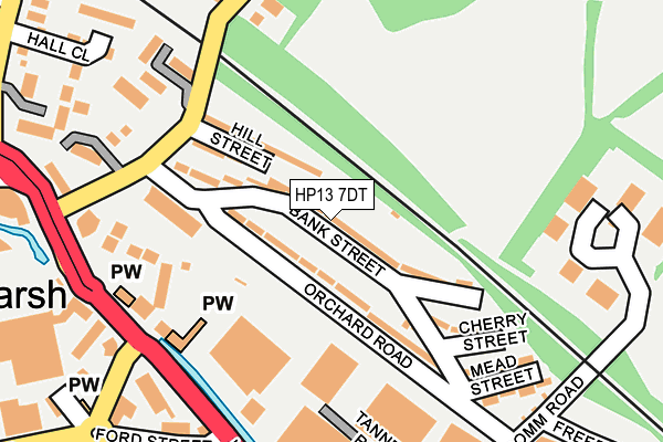 HP13 7DT map - OS OpenMap – Local (Ordnance Survey) HP13 7DT map - OS OpenMap – Local (Ordnance Survey)