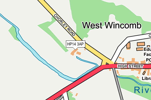 HP14 3AP map - OS OpenMap – Local (Ordnance Survey)