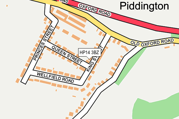 HP14 3BZ map - OS OpenMap – Local (Ordnance Survey) HP14 3BZ map - OS OpenMap – Local (Ordnance Survey)