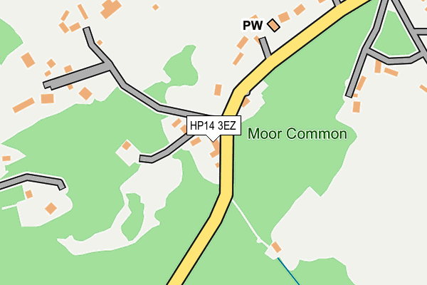 HP14 3EZ map - OS OpenMap – Local (Ordnance Survey) HP14 3EZ map - OS OpenMap – Local (Ordnance Survey)