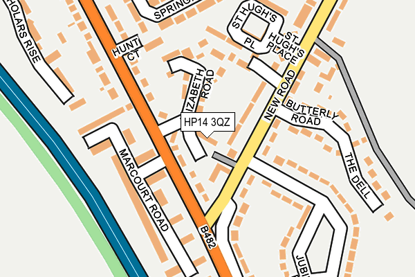HP14 3QZ map - OS OpenMap – Local (Ordnance Survey) HP14 3QZ map - OS OpenMap – Local (Ordnance Survey)
